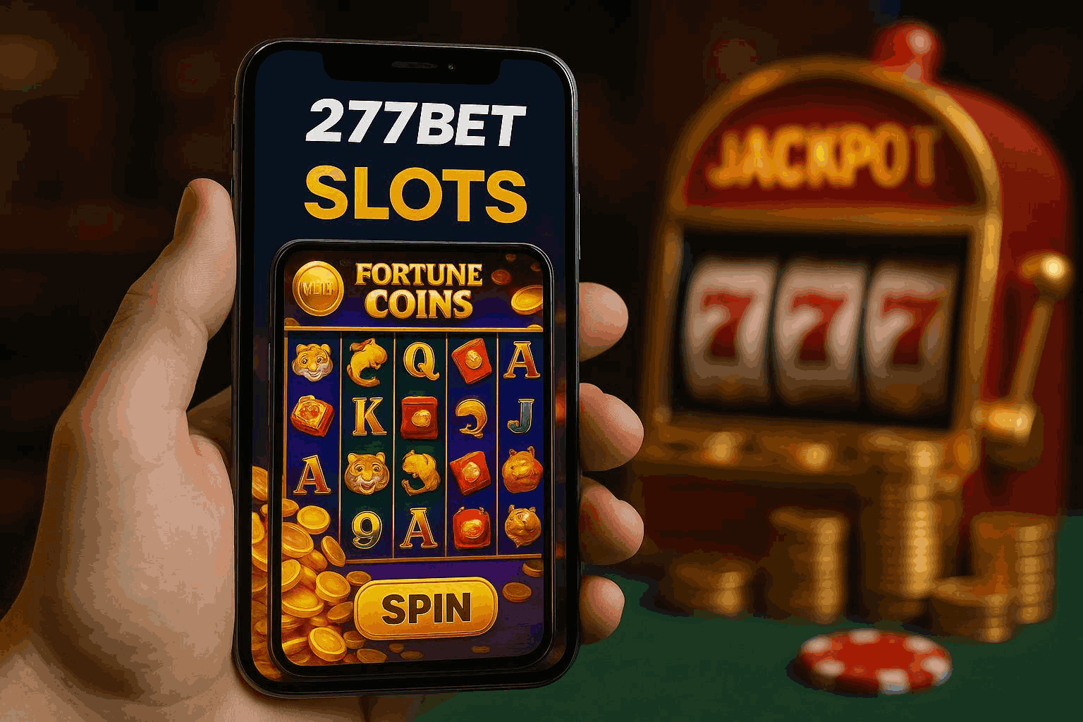 Explore o mundo das slot machines no 277BET Casino